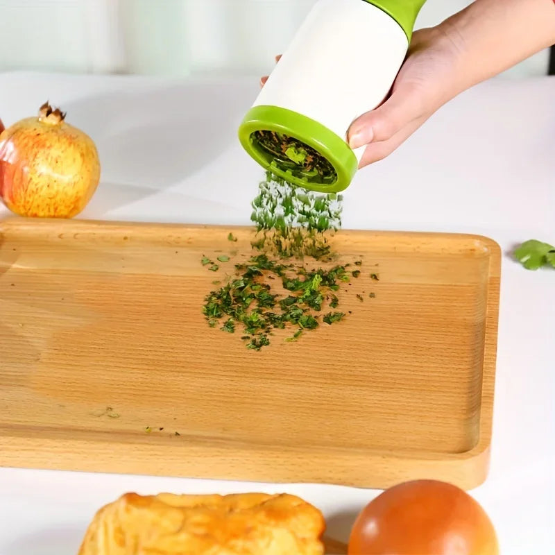 1pc Manual Herb Grinder Spice Mill Parsley Shredder Vegetable Cutter