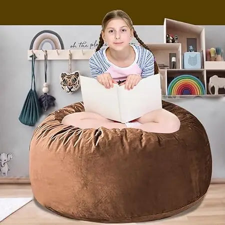 60" inch Oversized Bean Bag Sofa with Filling, Memory Sponge Bean Bag Chair