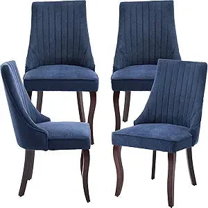 Set of 4, Mid Century, Modern Dining Chairs