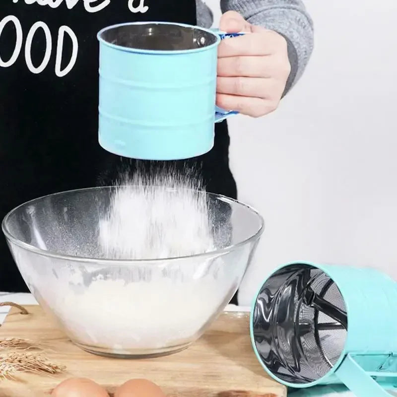 1 Pcs Stainless Steel Sieve Cup Powder Flour Baking Tool