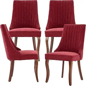 Set of 4, Mid Century, Modern Dining Chairs