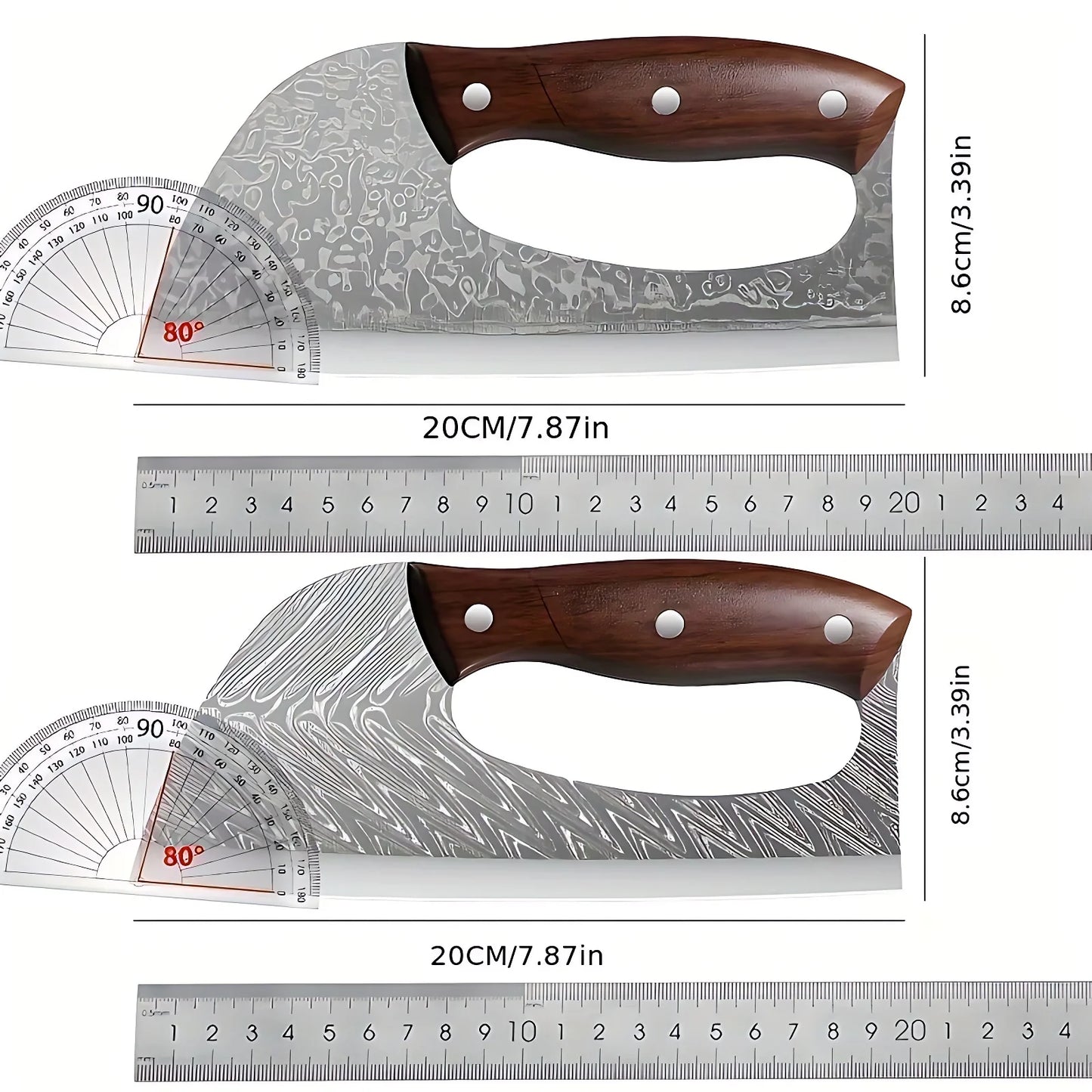 1pc/2pcs Forged Power Saving Kitchen Knife