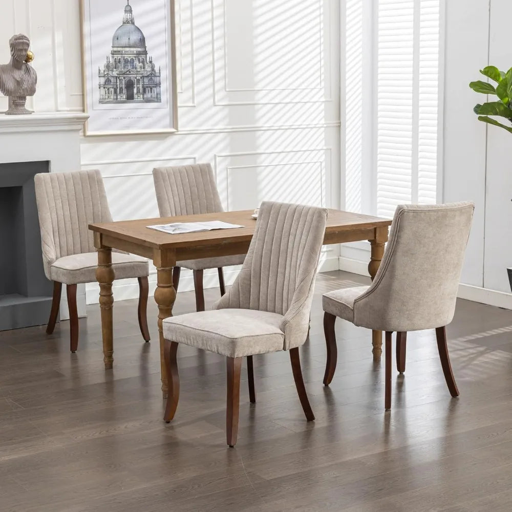 Set of 4, Mid Century, Modern Dining Chairs