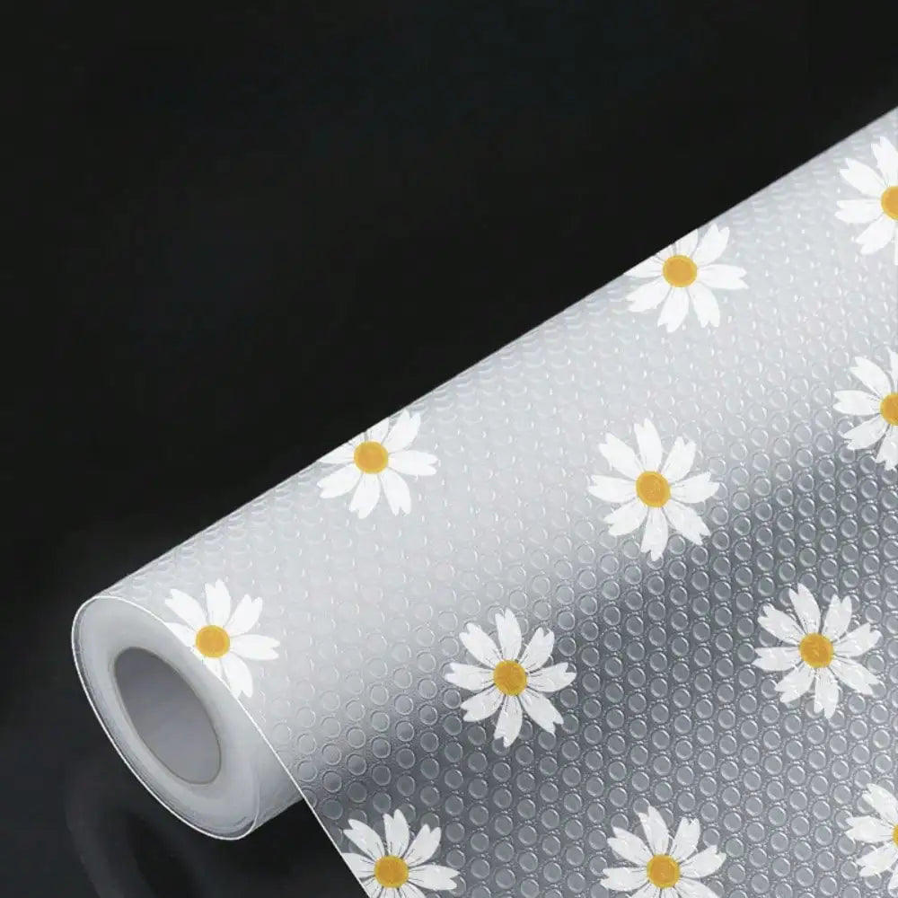 1 Roll 300cm/118inch Waterproof Non-Slip Plastic Shelf Liner Roll