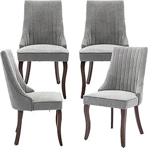 Set of 4, Mid Century, Modern Dining Chairs