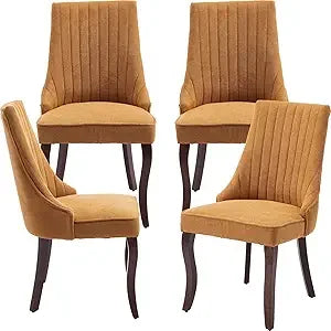 Set of 4, Mid Century, Modern Dining Chairs