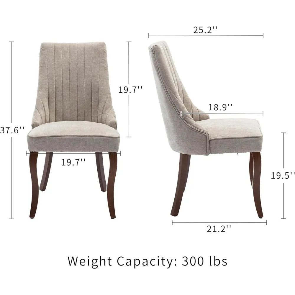 Set of 4, Mid Century, Modern Dining Chairs