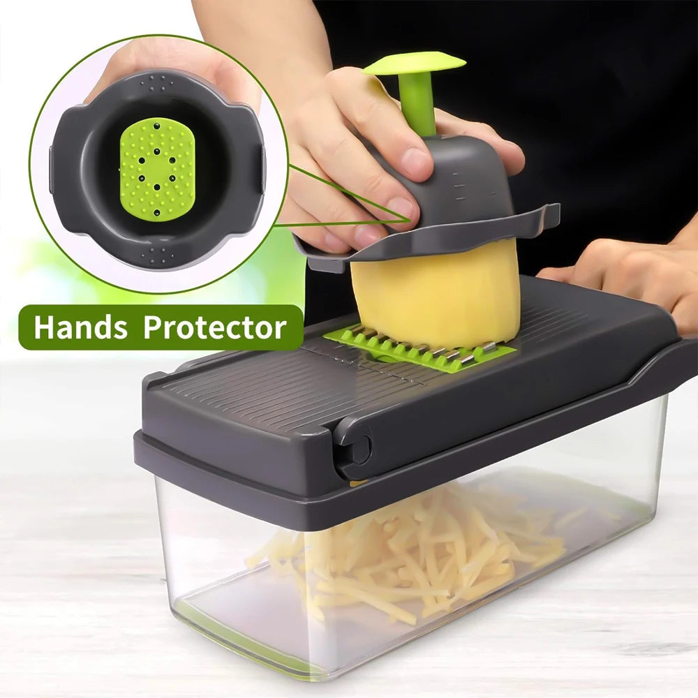 14 in 1 Multifunctional Vegetable Onion Manual Chopper