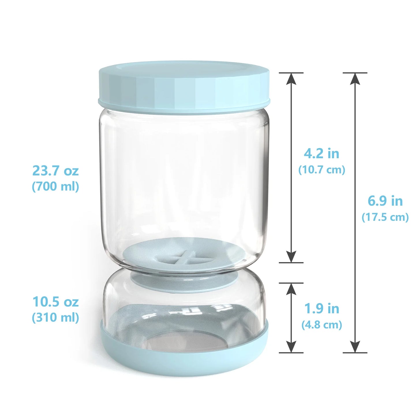 1000ml Glass Pickles Kimchi Storage Jar