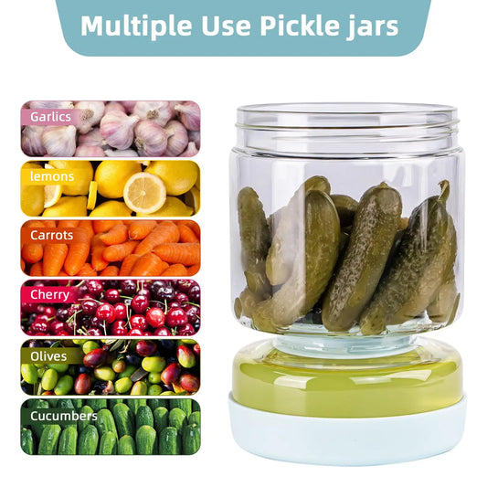 1000ml Glass Pickles Kimchi Storage Jar