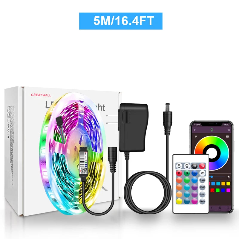 LED Strip Lights, Colour Changing