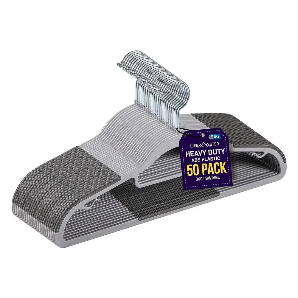 Non-Slip Rubber Coating Hangers Set of 20 Closet Organizer