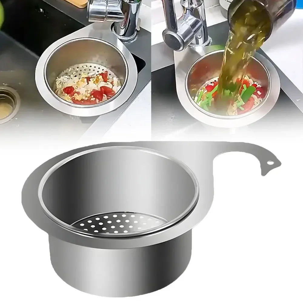 Stainless Steel Kitchen Swan Sink Strainer Basket