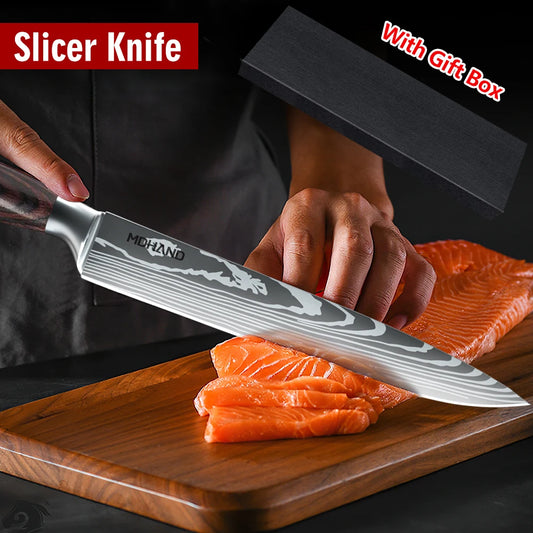 Japanese Kitchen Knives, German Stainless Steel