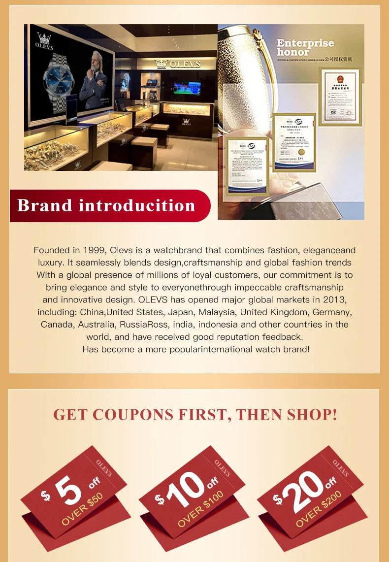 Men's Watches Top Brand Luxury Watch Waterproof Stainless Steel