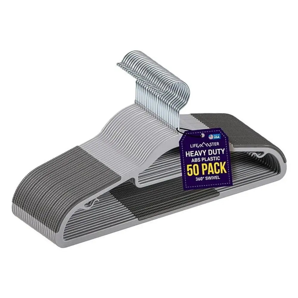 Non-Slip Rubber Coating Hangers Set of 20 Closet Organizer