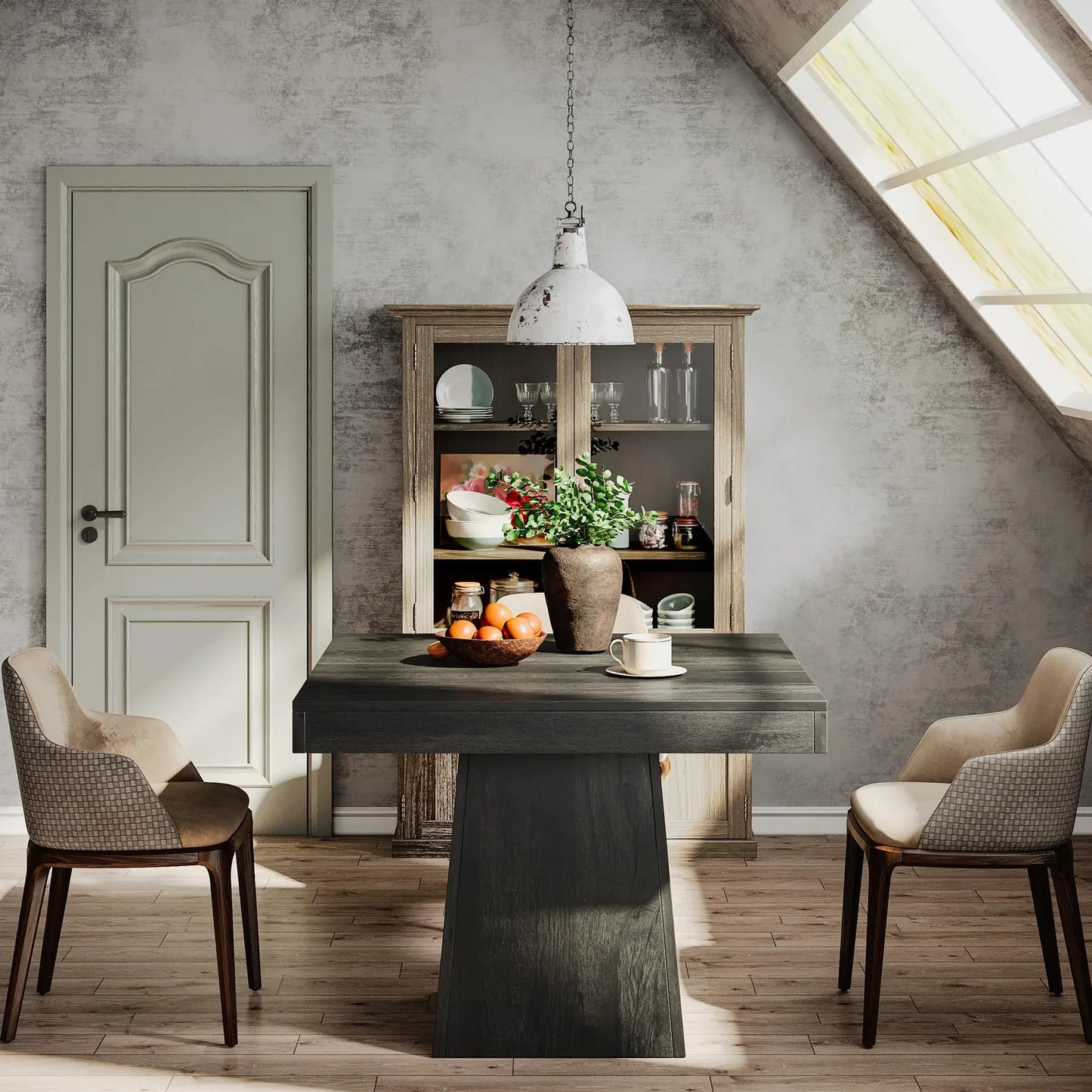 Square Dining Table for 4, 31.5-Inch Kitchen Table