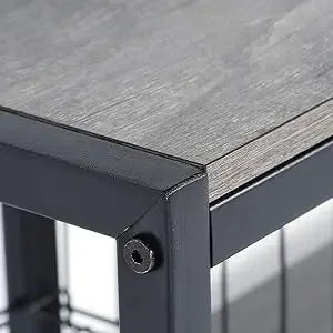 Kitchen Bakers Rack with Baskets, 5-Tier Kitchen Utility Storage Shelf