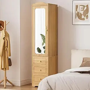 69.5" H Wooden Armoire Wardrobe Closet