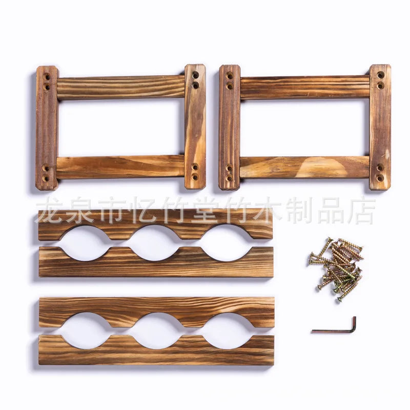 Wooden, household, wine cabinet rack