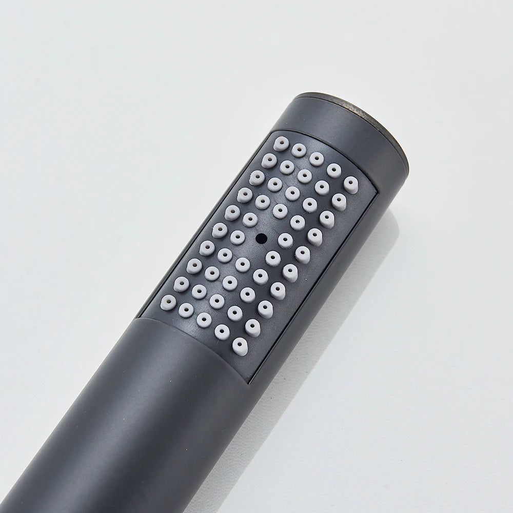 Gold Bathroom Bathtub Faucet With Hand Shower