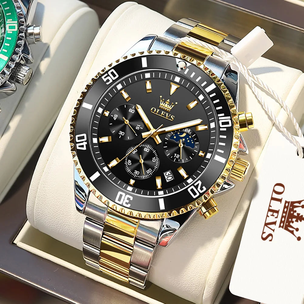 Men's Watches Top Brand Luxury Watch Waterproof Stainless Steel