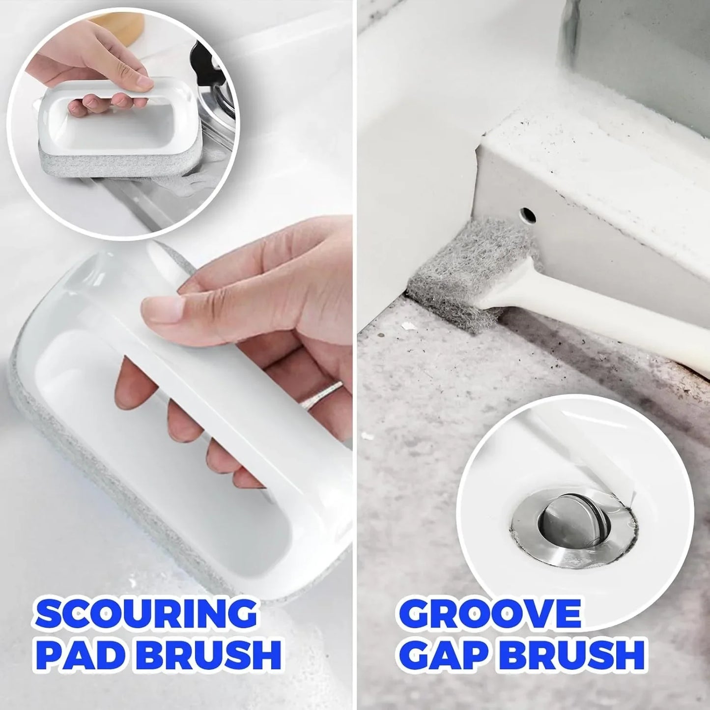 5Pack Kitchen Cleaning Brush, Green