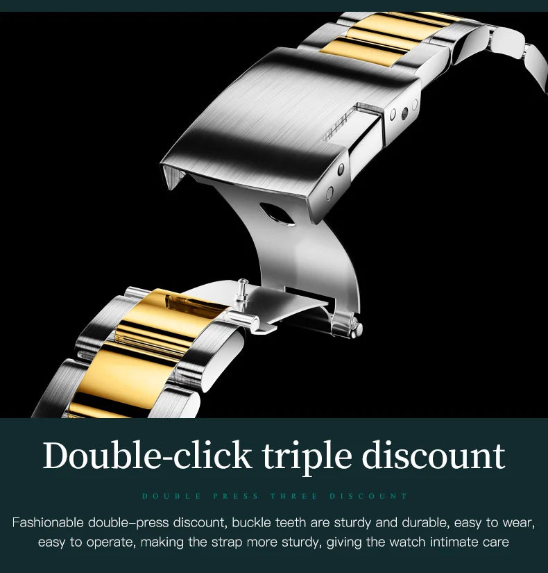 Men's Watches Top Brand Luxury Watch Waterproof Stainless Steel