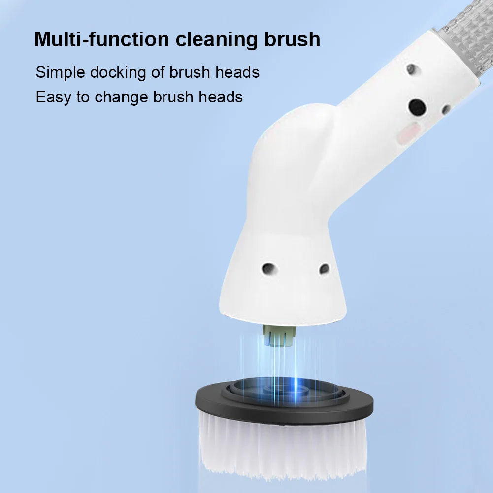 Electric Spin Scrubber Power Cleaning Brush Cordless Waterproof