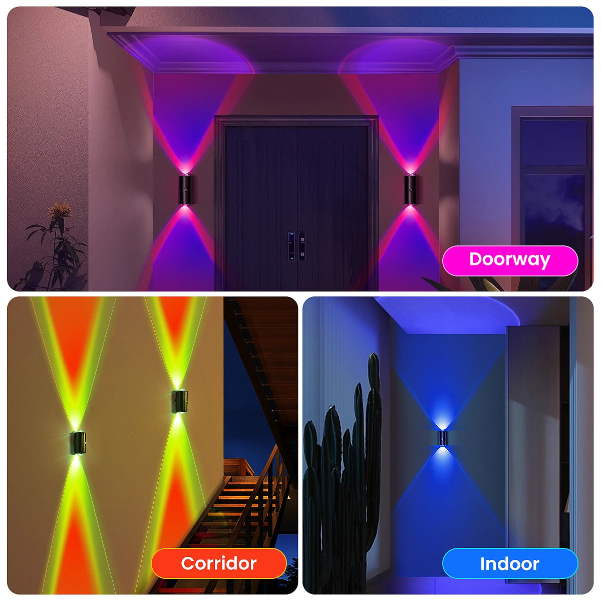 LED Motion Sensor Wall Sconce Lights, Magnetic