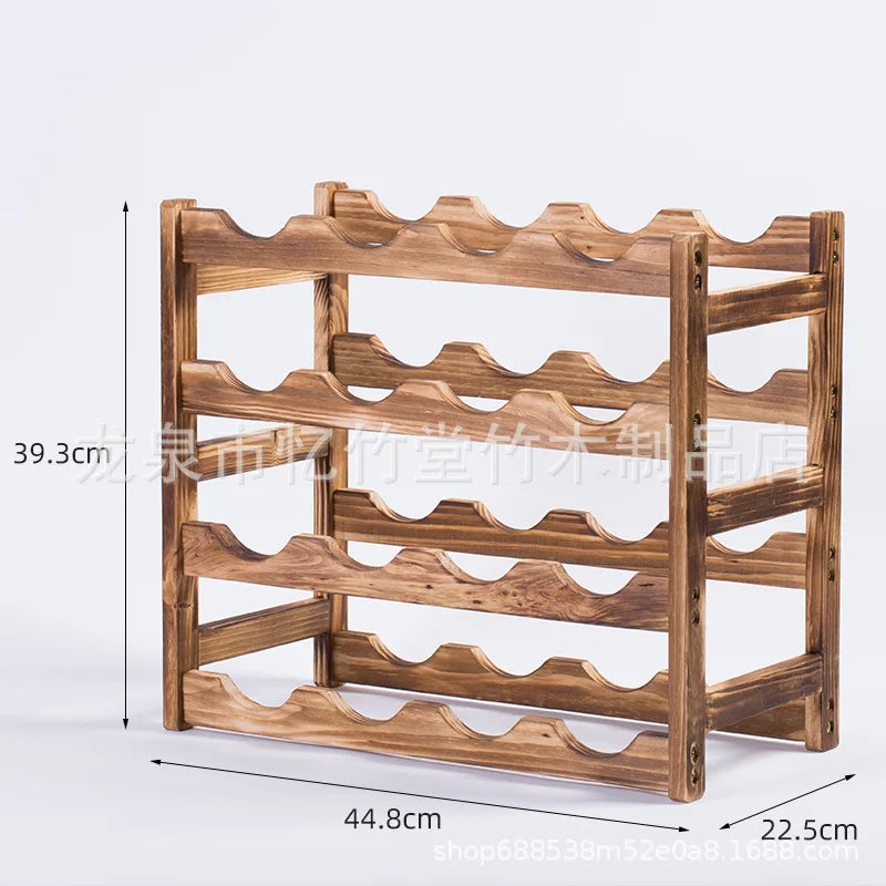 Wooden, household, wine cabinet rack
