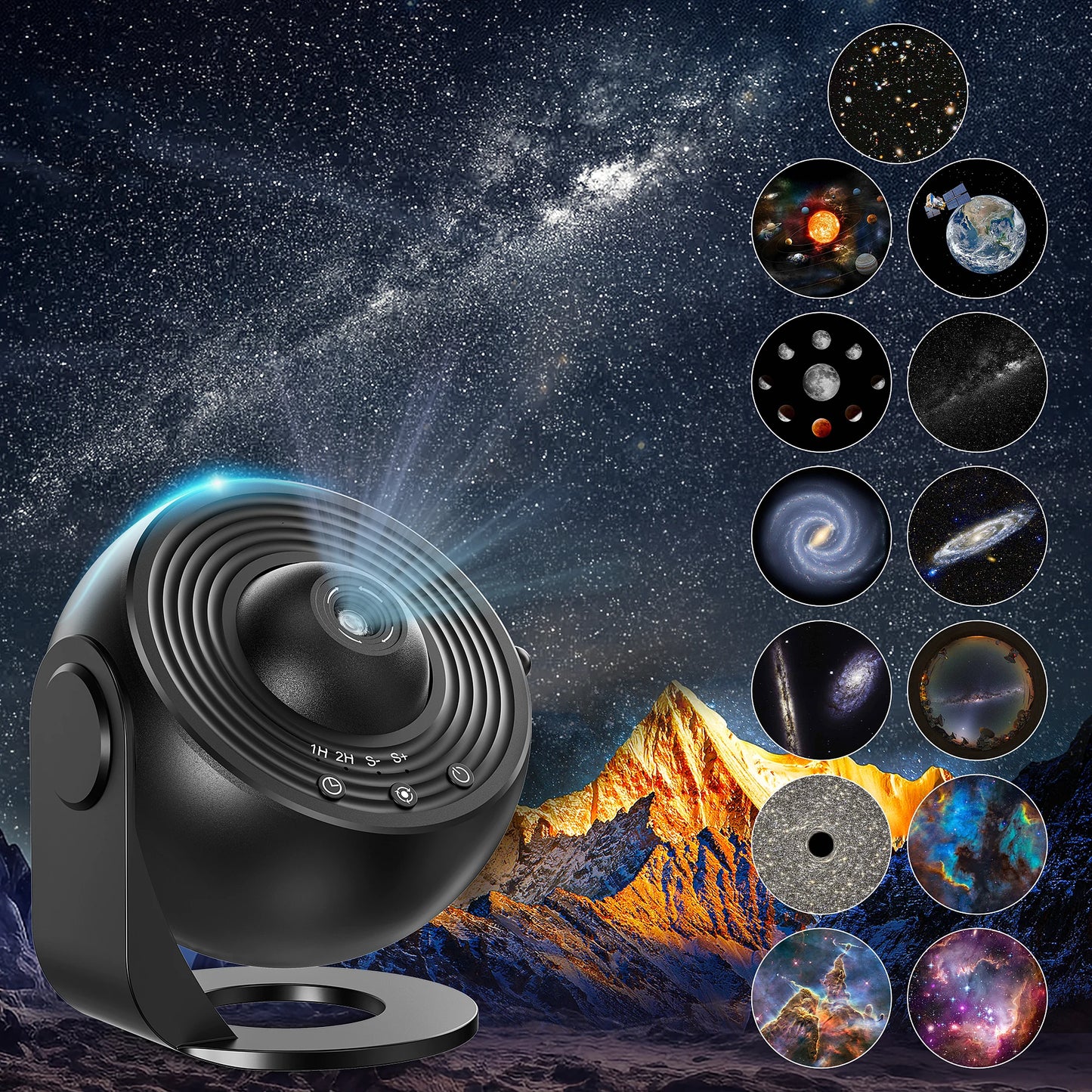 Planetarium Star Projector Realistic Starry Sky Night Light
