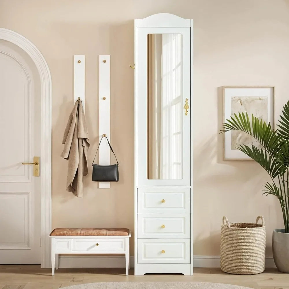 69.5" H Wooden Armoire Wardrobe Closet