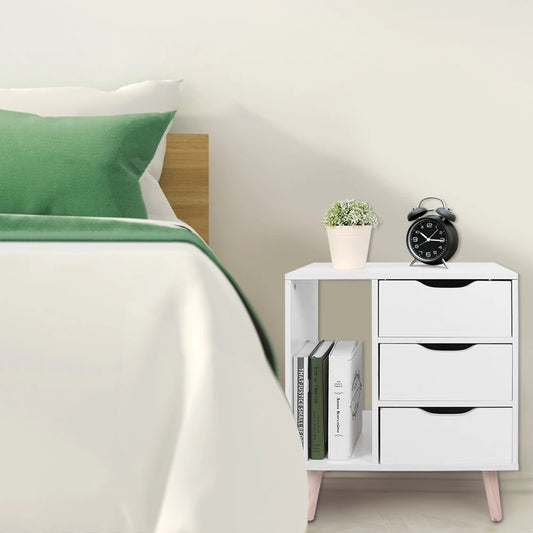 Drawer Bedside Table  Standing Bedroom
