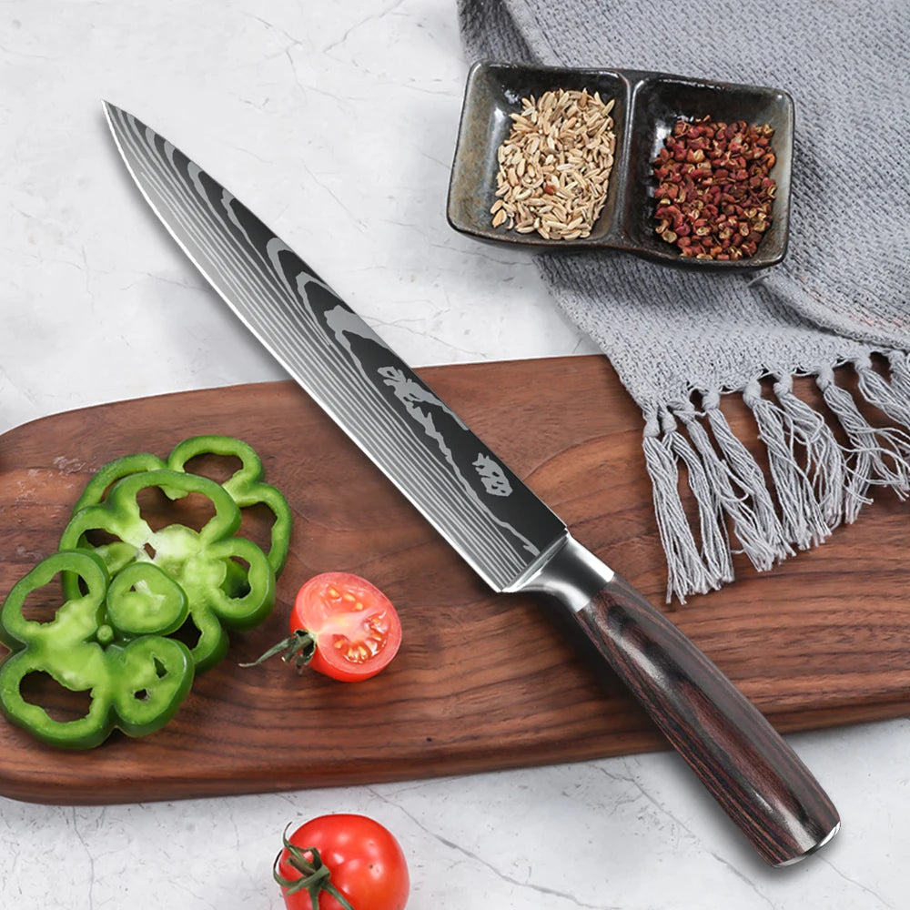 Japanese Kitchen Knives, German Stainless Steel