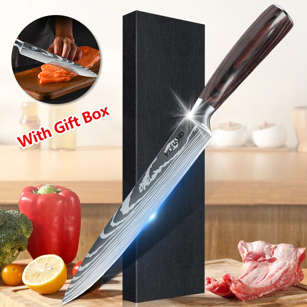 Japanese Kitchen Knives, German Stainless Steel
