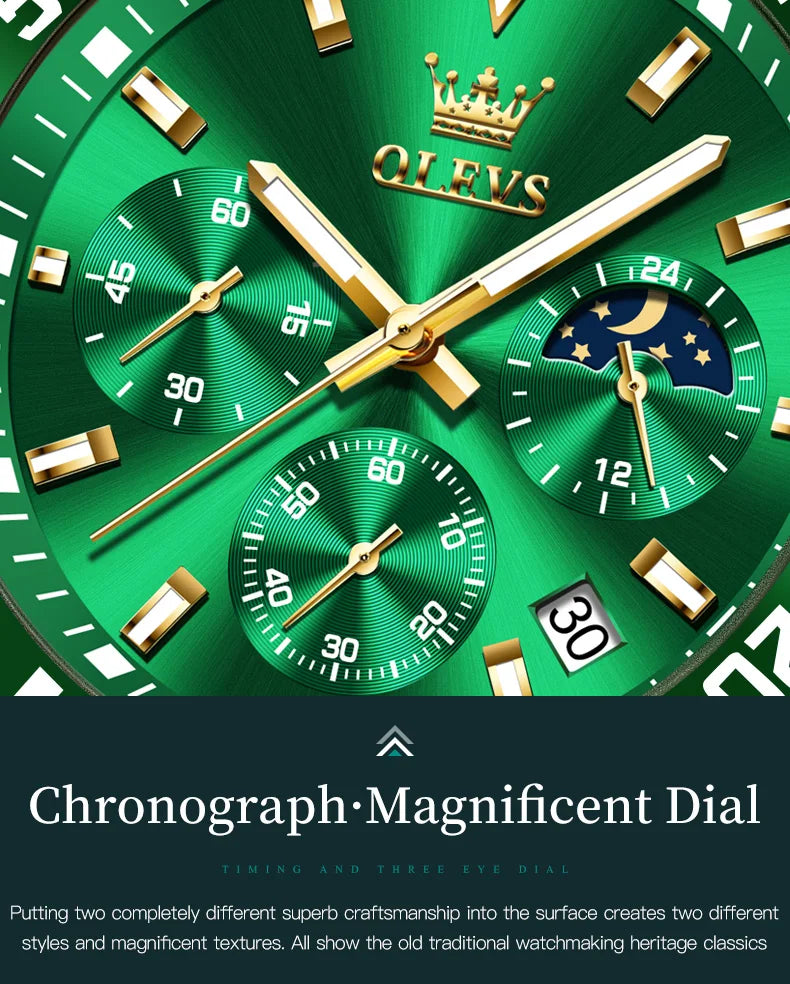 Men's Watches Top Brand Luxury Watch Waterproof Stainless Steel