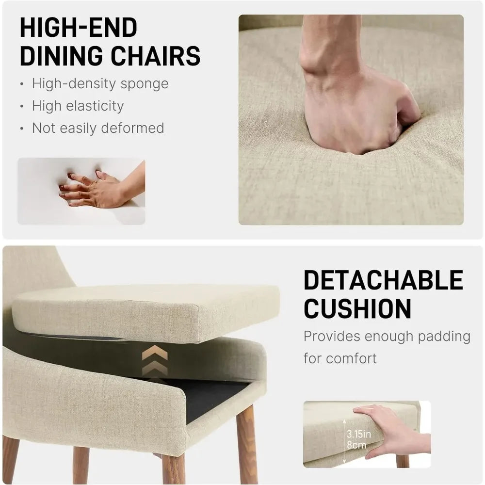 Set of 2/4/6, Accent Living Room Chairs