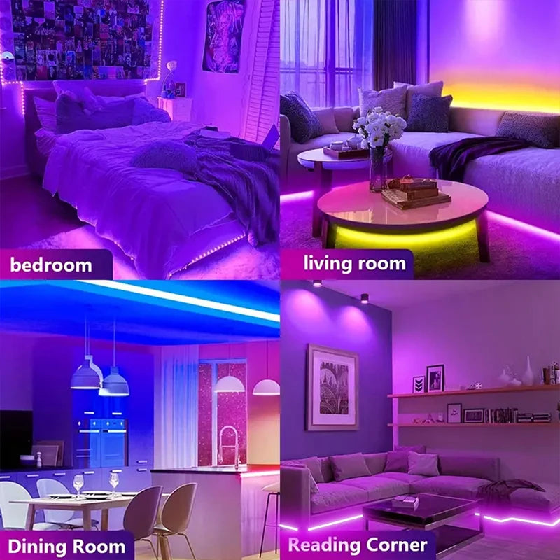 LED Strip Lights, Colour Changing