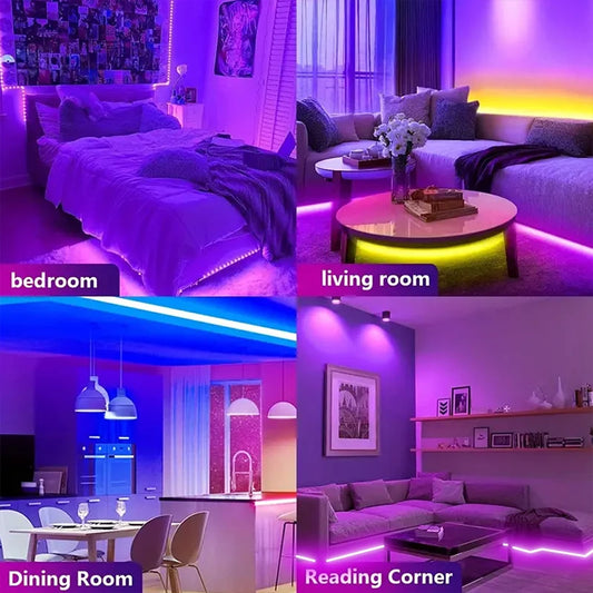 LED Strip Lights, Colour Changing