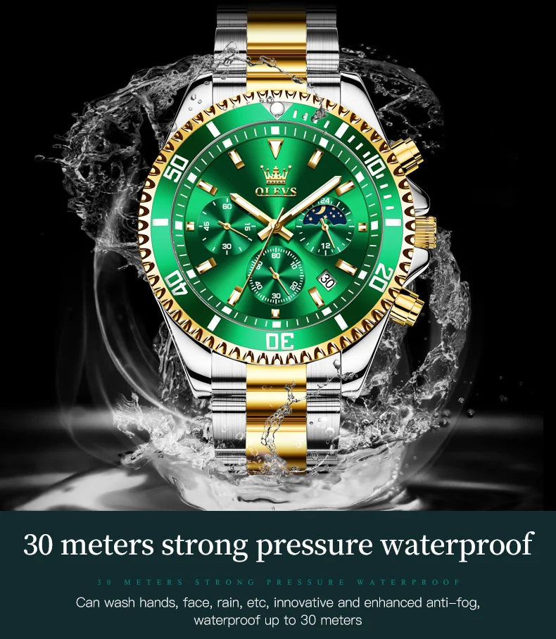 Men's Watches Top Brand Luxury Watch Waterproof Stainless Steel