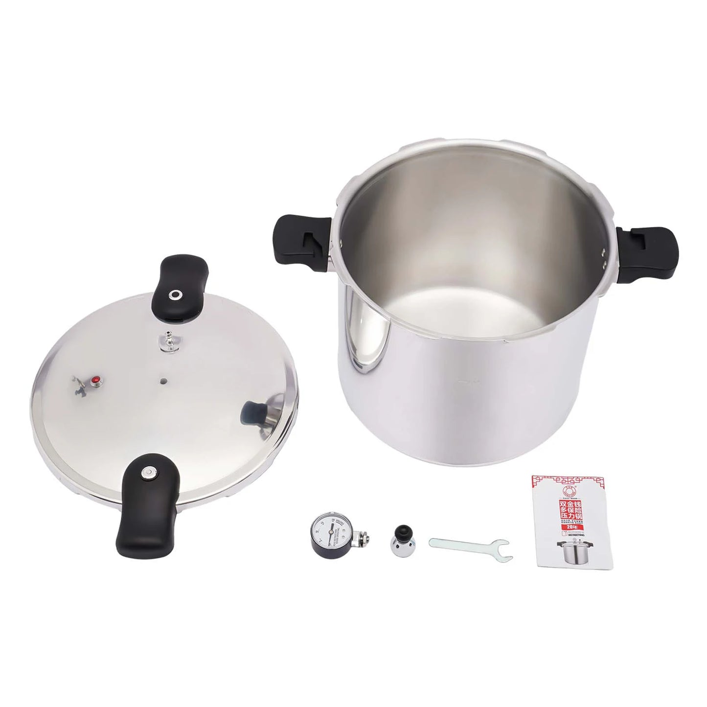 90Kpa 32cm Aluminum Alloy Explosion-Proof Pressure Cooker, 22L/23Q