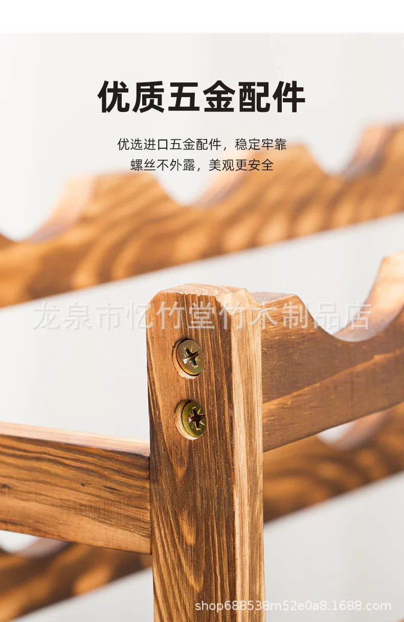 Wooden, household, wine cabinet rack