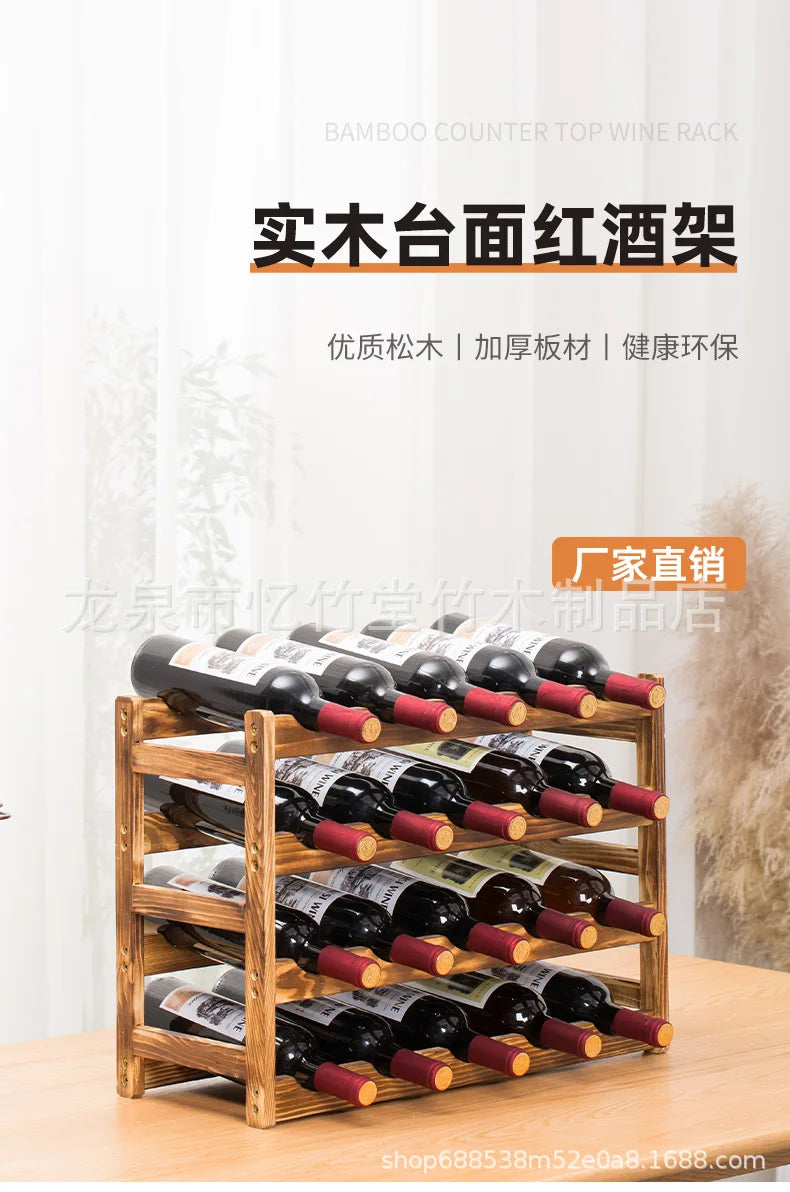 Wooden, household, wine cabinet rack