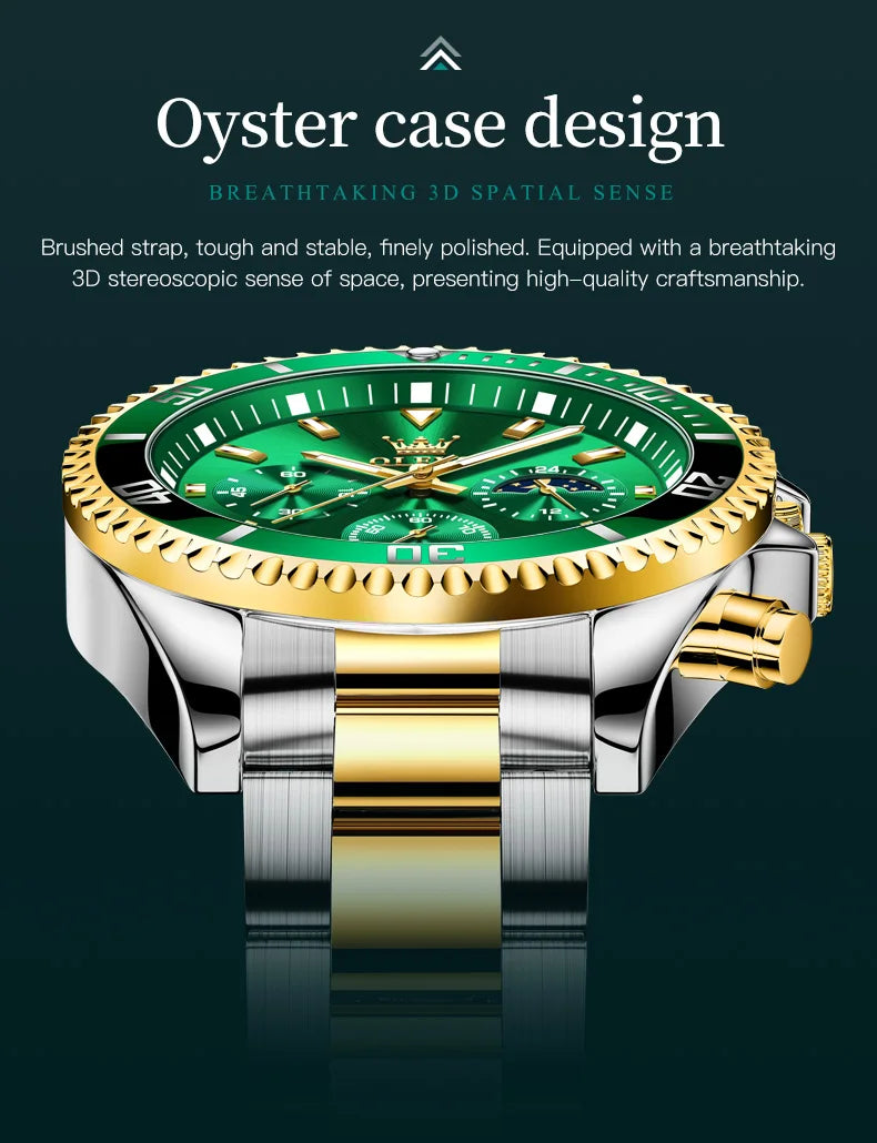 Men's Watches Top Brand Luxury Watch Waterproof Stainless Steel