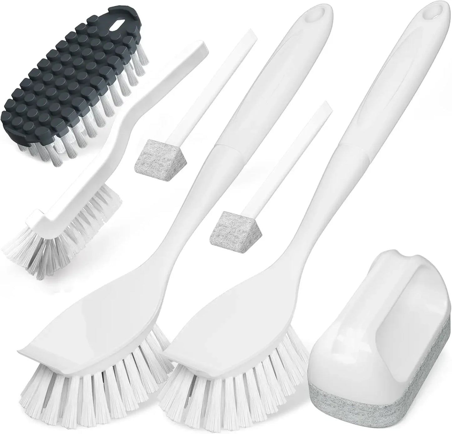5Pack Kitchen Cleaning Brush, Green