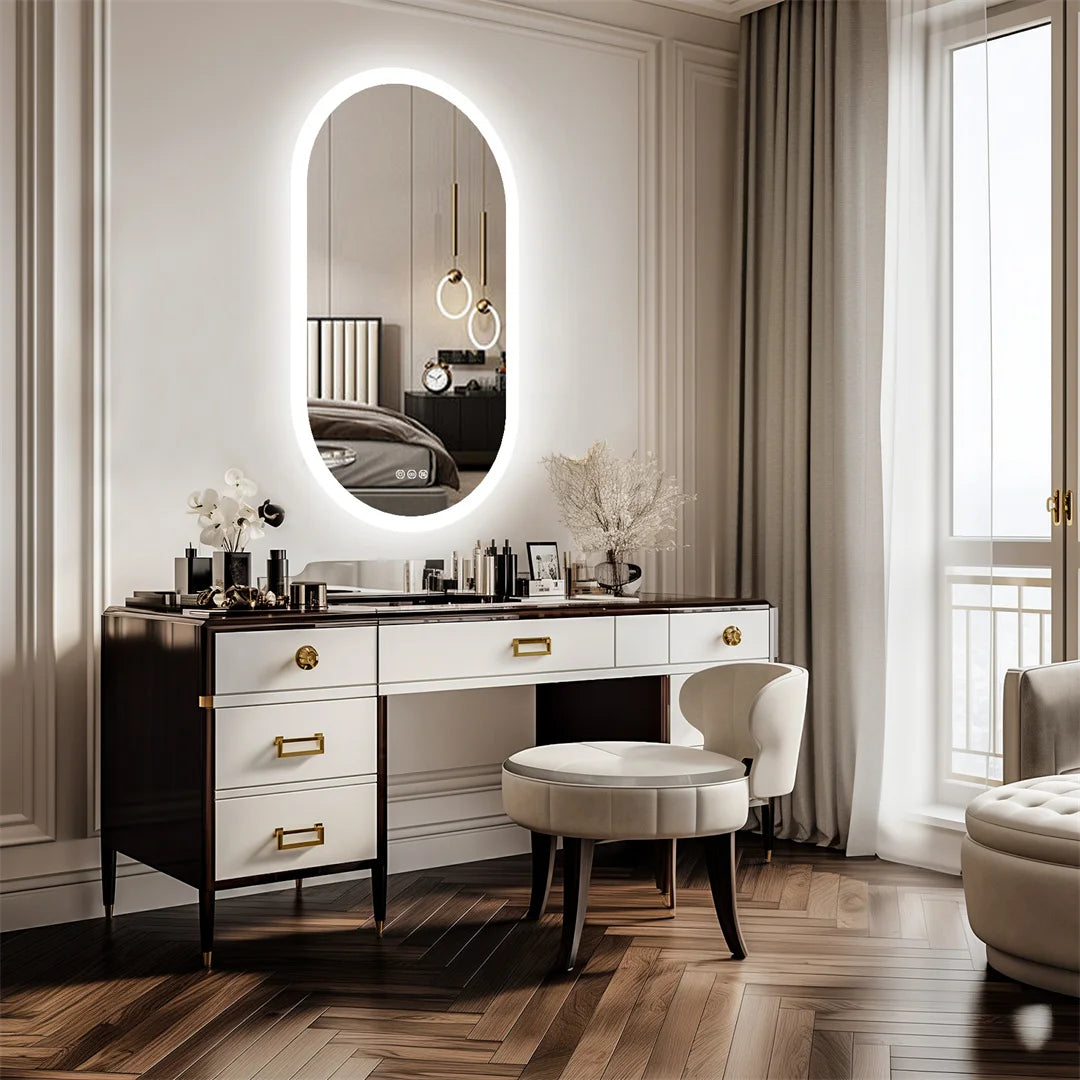 Waterproof Illuminate Bathroom Light Vanity Mirror