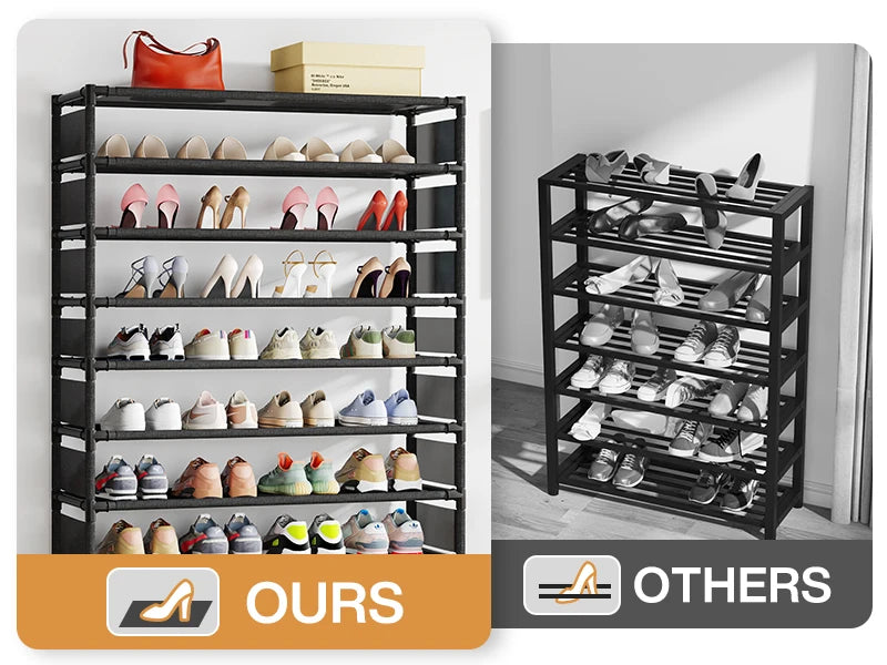 Bookshelf with 4 Bins Drawers for Closet Entryway, Vertical Shoe Racks