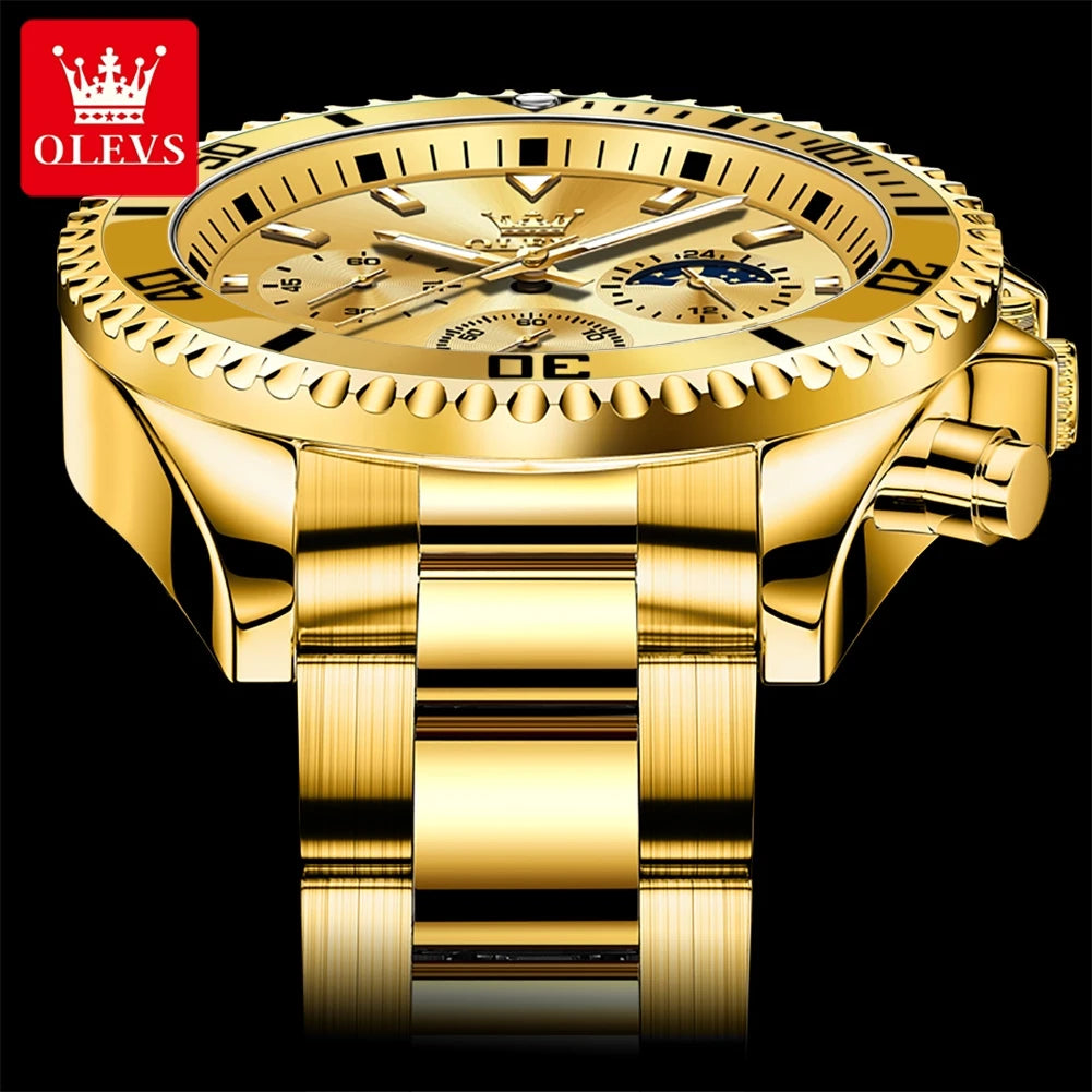 Men's Watches Top Brand Luxury Watch Waterproof Stainless Steel