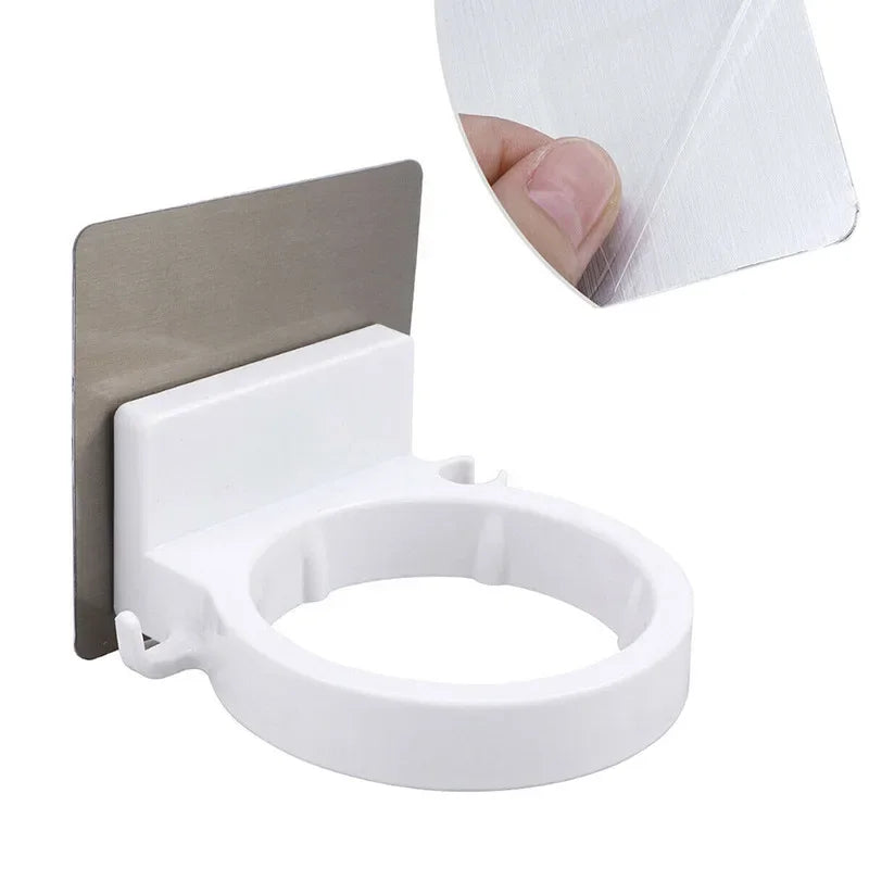 Hair Dryer Holder Blower Organizer Adhesive Wall Mounted